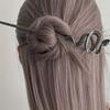 Unique Liquid Metal High-end Snake Shaped Women's Hairpin with a Niche Personality Modern Elegance and Coolness Hair Hairpin