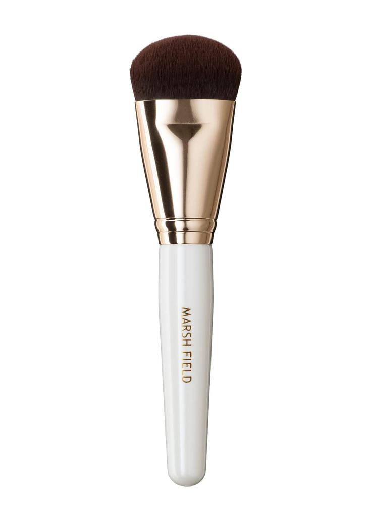 Marshfield Foundation Тональная основа Ровно Макияж Равномерно Диагональный срез [Официальный] Трехсторонняя кисть, Кисть для жидких/кремовых средств, Кисть, Прилегает, Кисть,