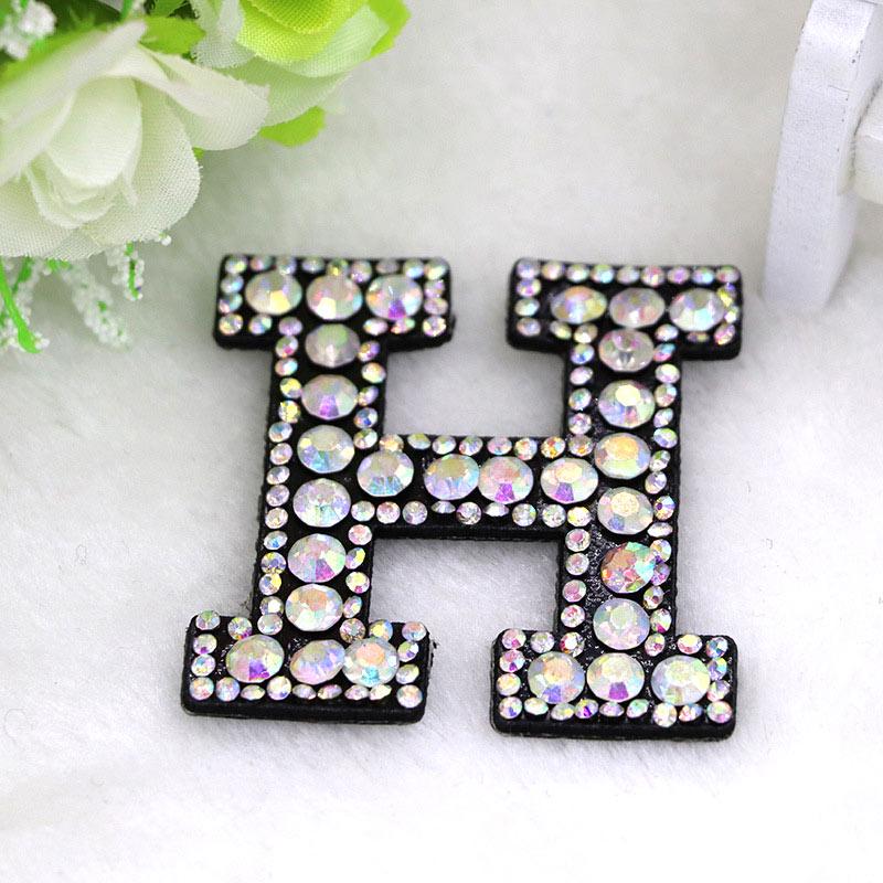 Шарм английский алфавит AZ значок буквы аппликация 3D стразы буквы нашивка горячая распродажа утюг на высокое качество популярный 1 шт для одежды обувь сумка