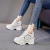 2021 Женские Легкие Универсальные Кроссовки в Стиле Папы - Модные Повседневные Туфли на Толстой Подошве, Увеличивающие Рост