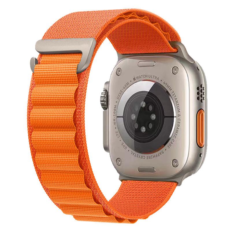 Ремешок Alpine Loop для Apple Watch Браслет iWatch Ultra Series 9 8 7 6 5 3 SE 3 2 1 49 мм, 44 мм, 40 мм, 45 мм, 41 мм, 42 мм 38 мм Ремешок Ultra2