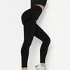 Модные облегающие спортивные повседневные штаны для йоги, женские леггинсы с высокой талией, сексуальные обтягивающие леггинсы для фитнеса, женские модные бесшовные однотонные леггинсы для йоги 25578