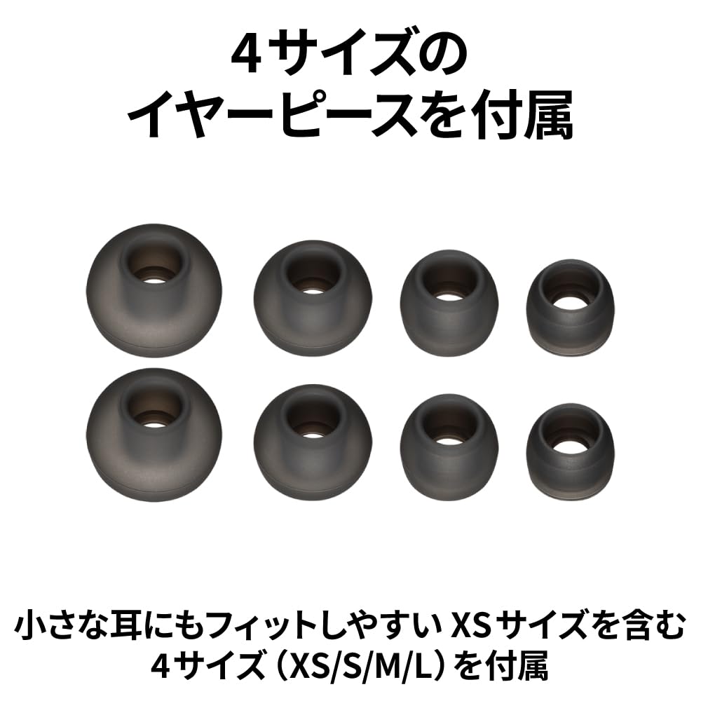 JVC Kenwood JVC Earphones Wired with Microphone Type C USB Black HA-FR9UC-B In-ear Type-C 1.2m HA-FR9UC