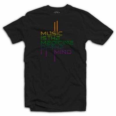 Музыка - Лекарство для Разума Футболка - Музыка Эйсид Хаус Рейв EDM