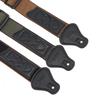 Adjustable Pure Cotton Guitar Strap for Acoustic Electric Bass Guitar with Plectrums Pockets