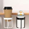 1Pc Desk Cup Holder Shelf Universal Fixed Cup Holder For Coffee Mugs Water Bottles Cup Clamp Holder At The Table Storage Rack