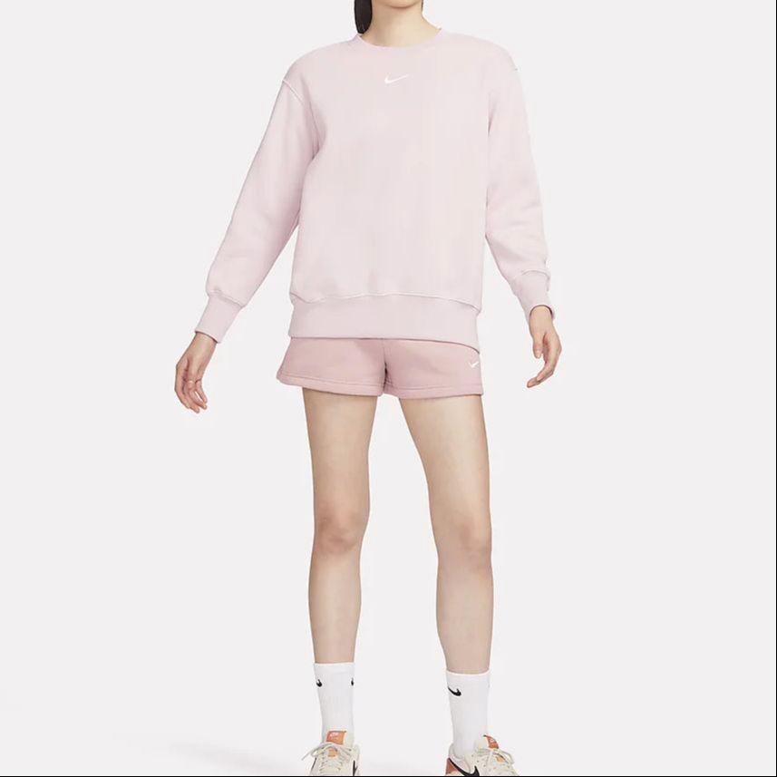 Nike Спортивная толстовка женская серо-фиолетовая DQ5734-019