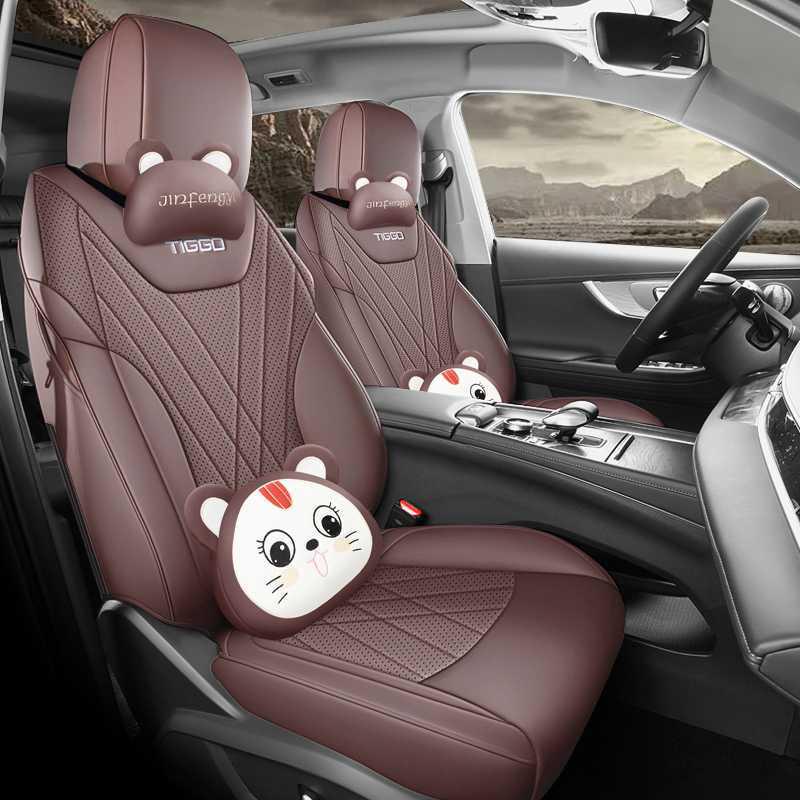 All-Season Tiggo 8 Plus Seat Covers: Full Wrap-Around Design, Universal Fit, Dedicated Car Seat Cushions