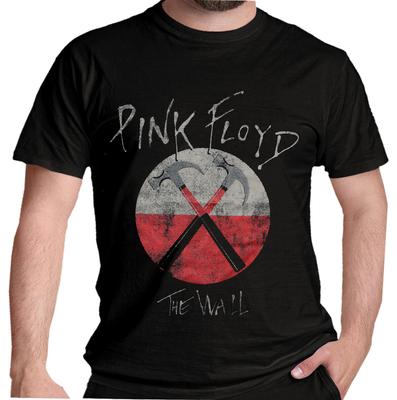Футболка Pink Floyd The Wall Логотип Молотки Классический Рок Мерч