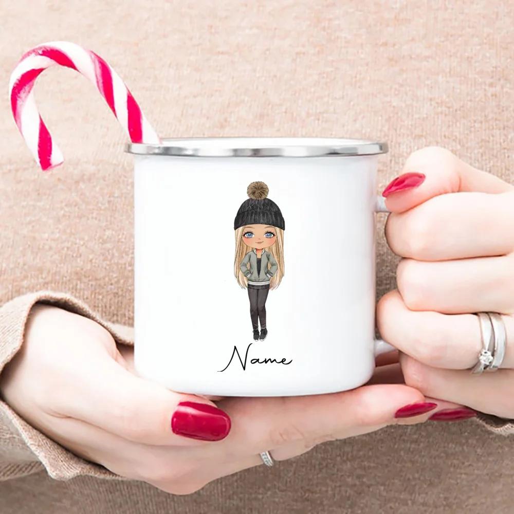 Персонализированная кружка Cheer Gym Girl Enamel Camping Mug Print Coffee Cup Кружки Coffee Cups Необычная чашка для чая Cupshe Персонализированные подарки Пиво