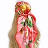 Square Scarf Fashion Silk Satin Print Small Head Neck Scarf Women Headscarf Kerchief Female Bandana Shawl Accessories