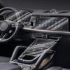 Для Porsche Cayenne Turbo GT 2024-2025 Автомобильный интерьер Центральная консоль Прозрачная защитная пленка из ТПУ Антицарапающая наклейка