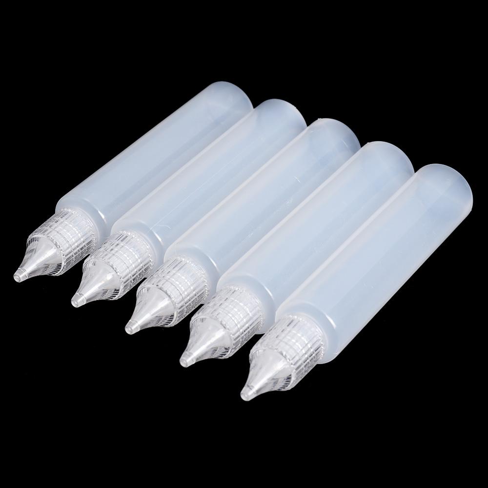 5PCS New Scrapbooking DIY Paper Quilling Needle Squeeze Bottle Glue Applicator