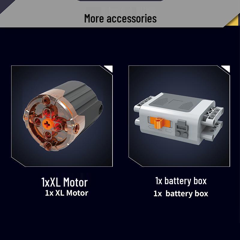 Yuxing Model King F488 V8 Двигатель Электрический Пульт Дистанционного Управления Строительные Блоки Игрушка