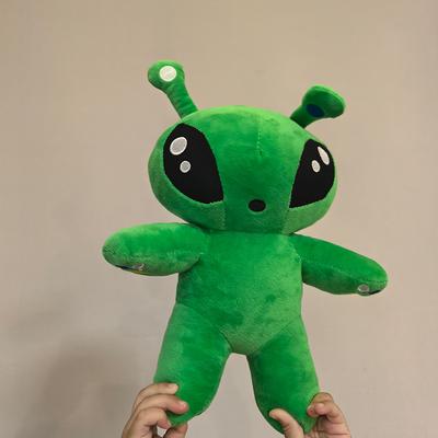Плюшевая игрушка инопланетянин с большими глазами, зеленого цвета, спит с мальчиками и девочками, кукла-подушка для метания, подарок на день рождения