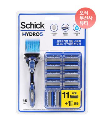 Бритва Schick Hydro 5 Original+11 сменных кассет