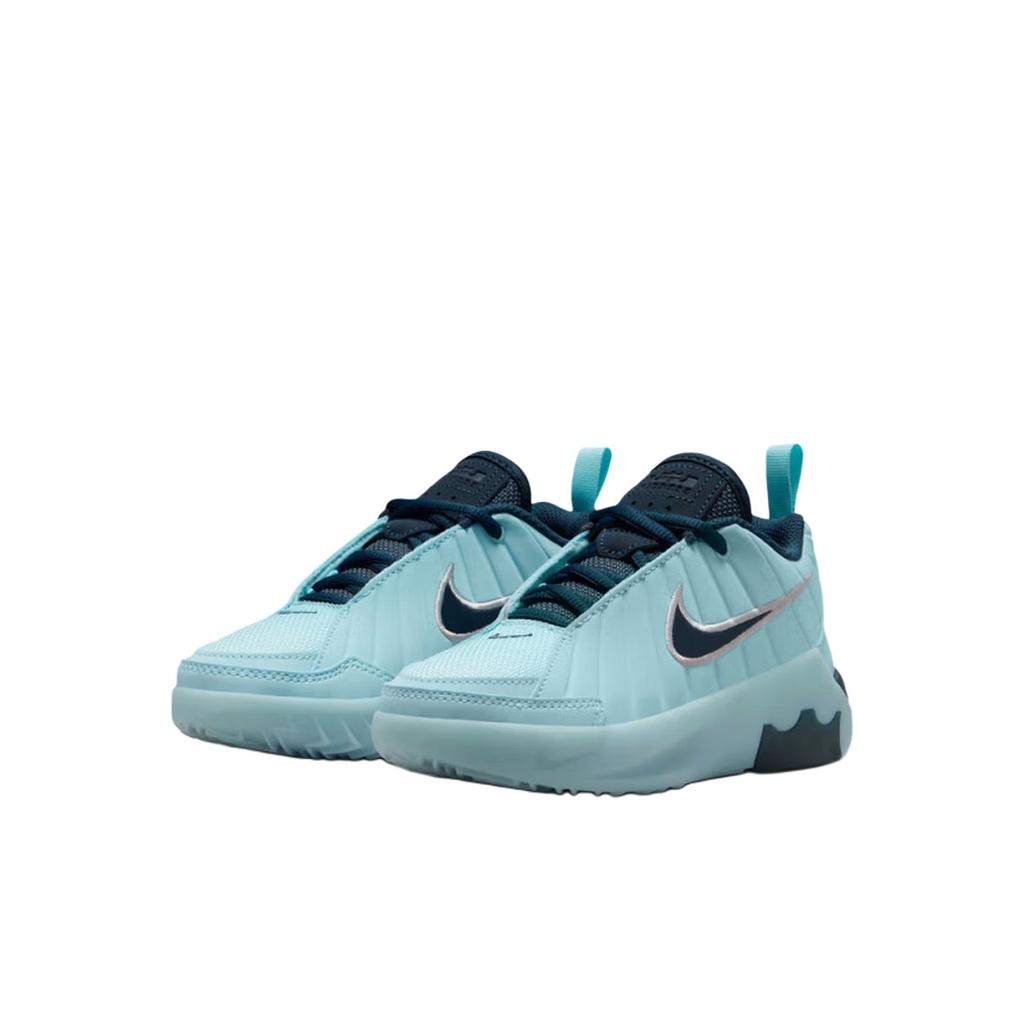 Nike LeBron Witness 9 PS Ледяной Глейшер/Ледяной Голубой/Металлик Серебристый/Военно-морской Детские Кроссовки HV2271-401