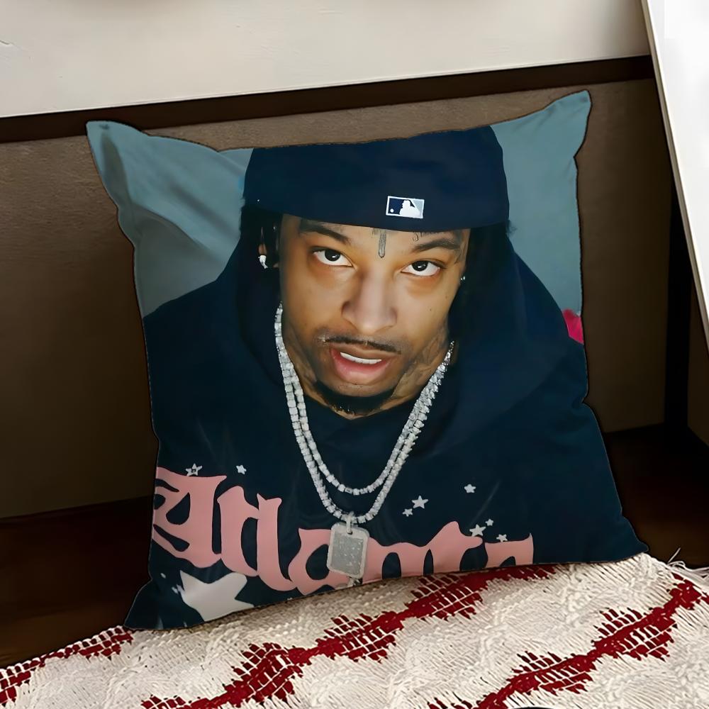 21 SSavage Singer Cushion Cover Reversible Soft Durable Pillow Cover Home  Car MultiScene Use for Daily Comfort