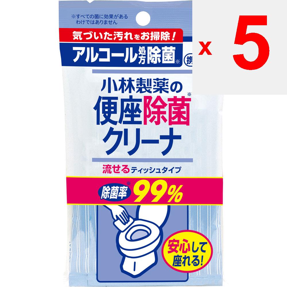 KOBAYASHI Pharmaceutical Стерилизатор для сиденья унитаза, портативный, в бумажной упаковке, 10 листов. Товары для этикета, связанные с туалетом. Содержит спирт и стерилизаторы.