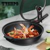 Maifan Stone, антипригарная сковорода вок с микродавлением, бытовая сковорода для приготовления пищи, многофункциональная газовая плита, индукционная плита, общая