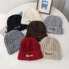 Unisex Slouchy Loose Winter Hats New York Letter Embroidery For Men Women Warm Beanie Cap Outdoor Autumn Winter Knitted Hat
