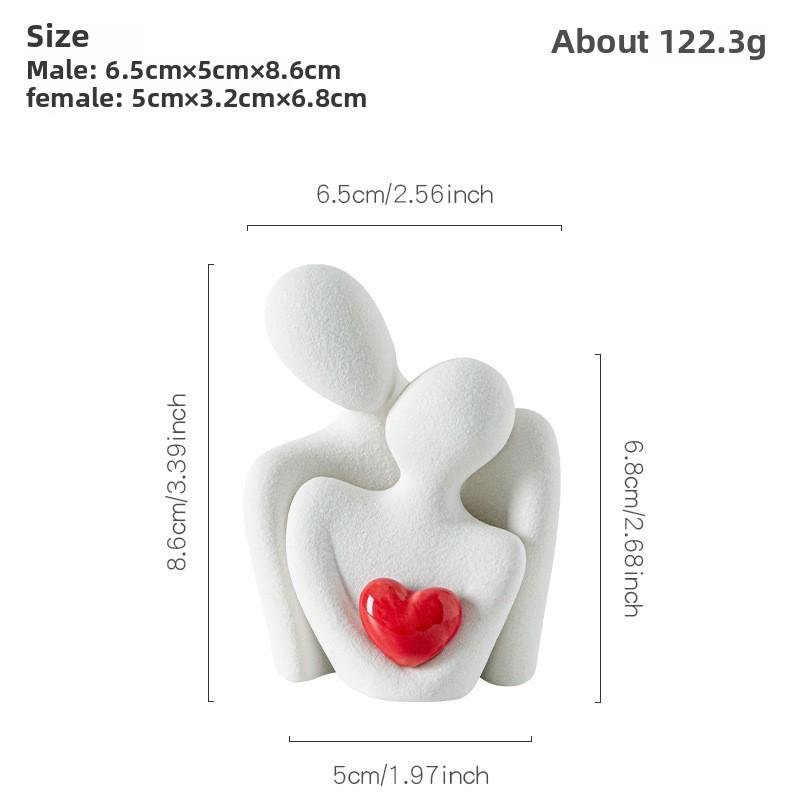 Керамическое украшение ручной работы Свадебный подарок Украшение для пары Керамическое украшение для свадебной комнаты Свадебный подарок на Танабату