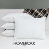 Pillows - HOMEROKK - 50 X 70 Cm - 100% Microfiber Polyester - Filling In Silicone Polyester - Washable At 40°