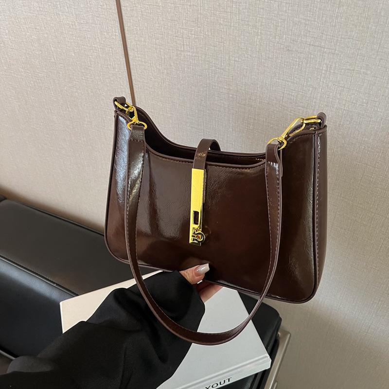 Сумка через подмышку в стиле ретро для женщин - Зима 2025 Высококачественная модная сумка через плечо