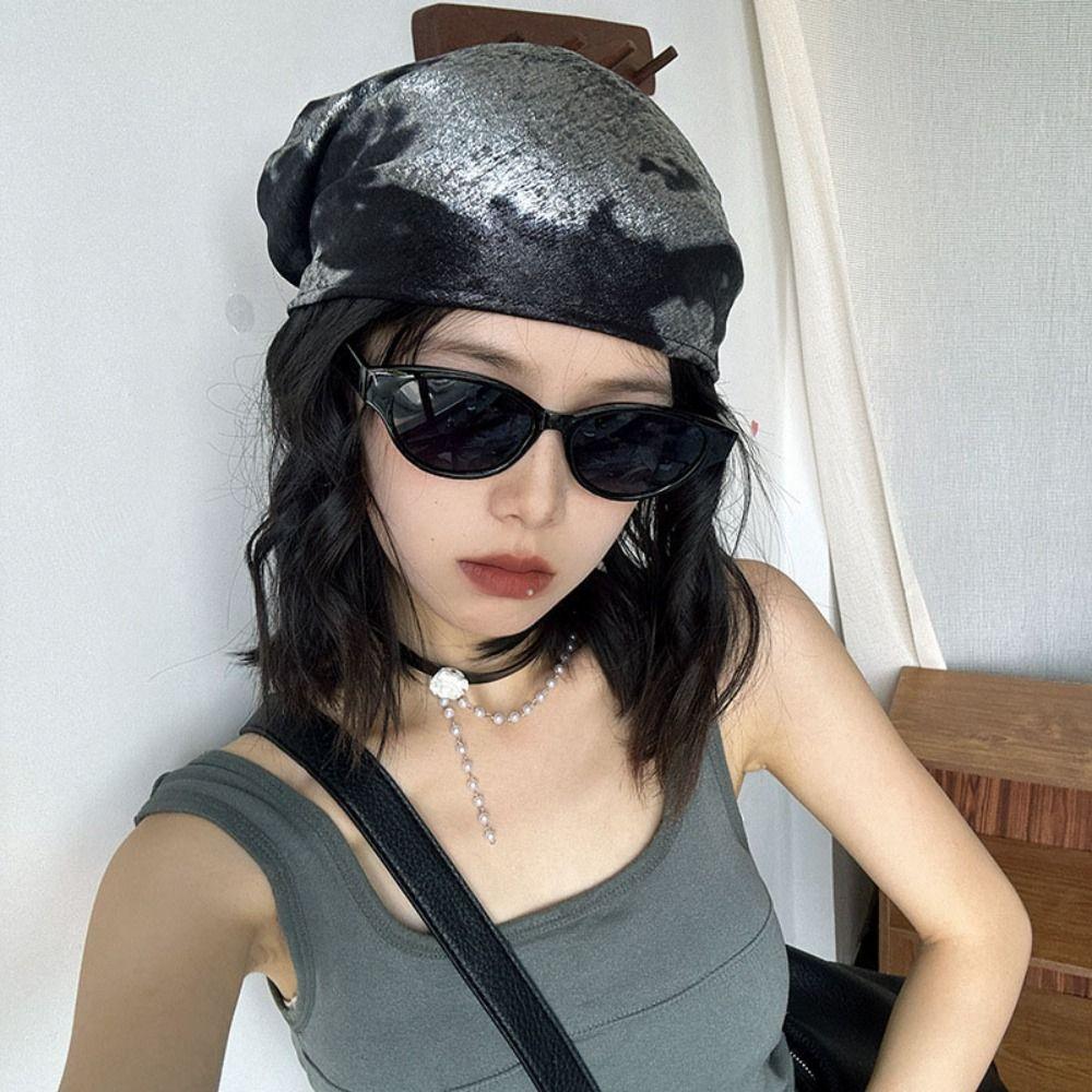 Versatile Headscarf Hat Y2K Hip-hop Kerchief New Turban Women Girls