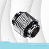 Вращающийся на 360° двойной резьбовой фитинг для систем водяного охлаждения, металлический коннектор G1/4