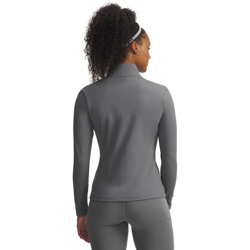 Under Armour Спортивная куртка для тренировок, дышащая, с мягкой трикотажной тканью, сухая, комфортная, эластичная, короткая, женская, куртки 1366028-709