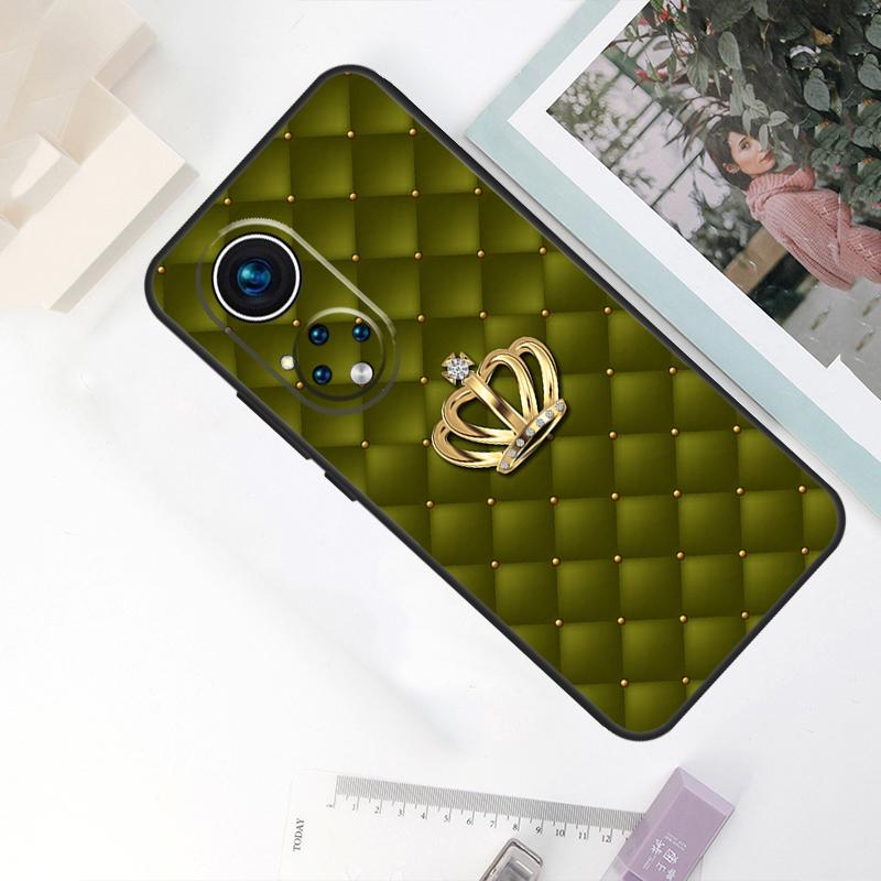 Диванная текстура Стеганый узор Чехол-корона Для Honor Magic 7 Pro 5 6 Lite Чехол Для Honor 200 400 50 70 90 X9 X8a X8b X9a X9b X9c