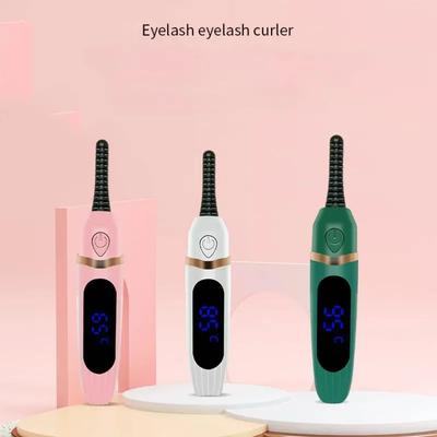 Электрические щипцы для завивки ресниц с подогревом, USB перезаряжаемые щипцы для завивки ресниц, быстрый нагрев, натуральные щипцы для завивки ресниц, длительный макияж