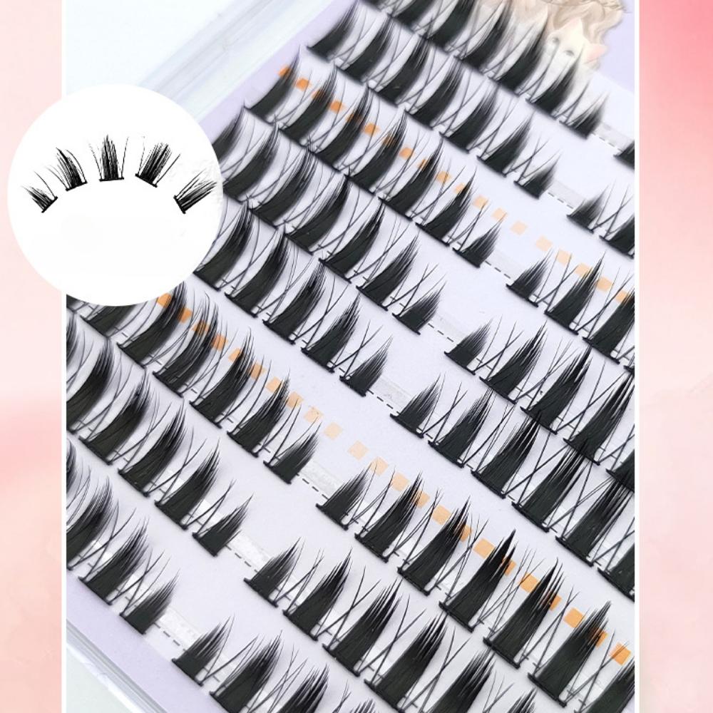 Накладные ресницы Sweetheart Devil, сегментированные фотогеничные ресницы с ощущением жизненной силы и ощущением чистого желания в стиле комиксов