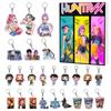 K-Pop Охотники на демонов Руми Фигурка Саджа Бойз Рождественский календарь обратного отсчета Модный брелок-сюрприз Акриловая подвеска подарок