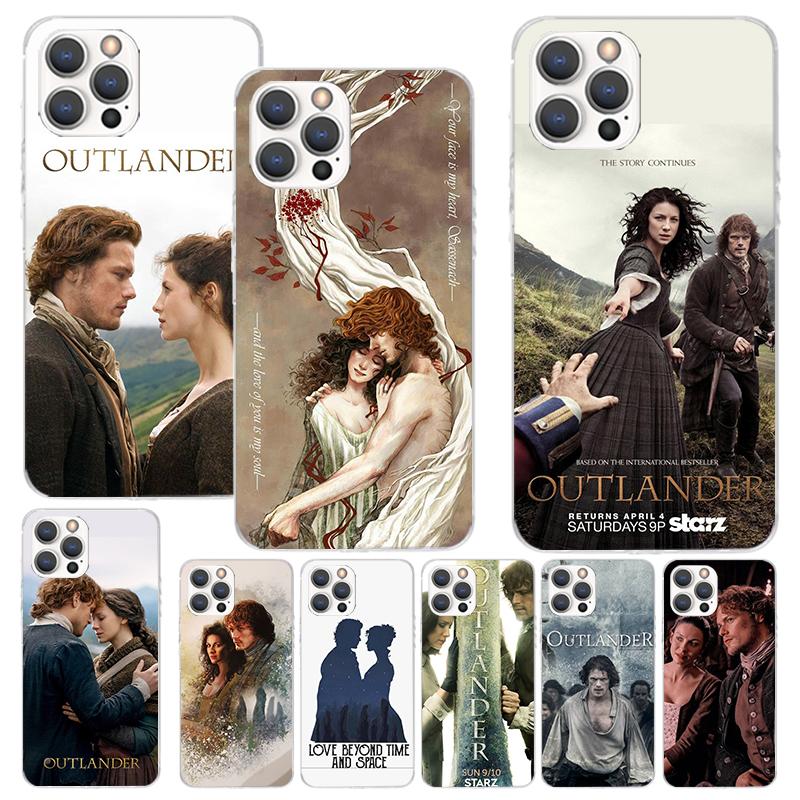 Чехол для телефона Outlander TV для iPhone 17 16 15 14 13 12 11 Pro Max Mini Plus Air 7 SE 8 Мягкий силиконовый чехол с принтом Funda для Apple i