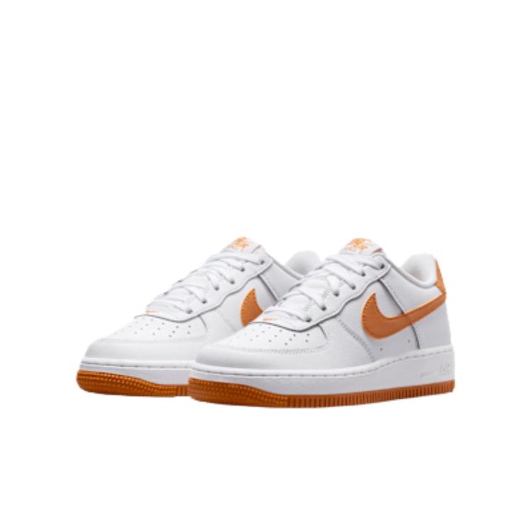 Nike Air Force 1 GS White Monarch Kids Sneakers FV5948-122