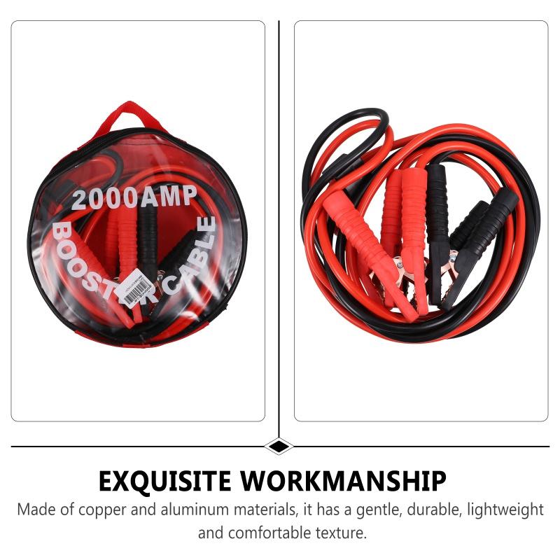 2,5/3 м 1800A автомобильный аккумулятор, удобный аварийный кабель, стартовая огневая линия для автомобиля