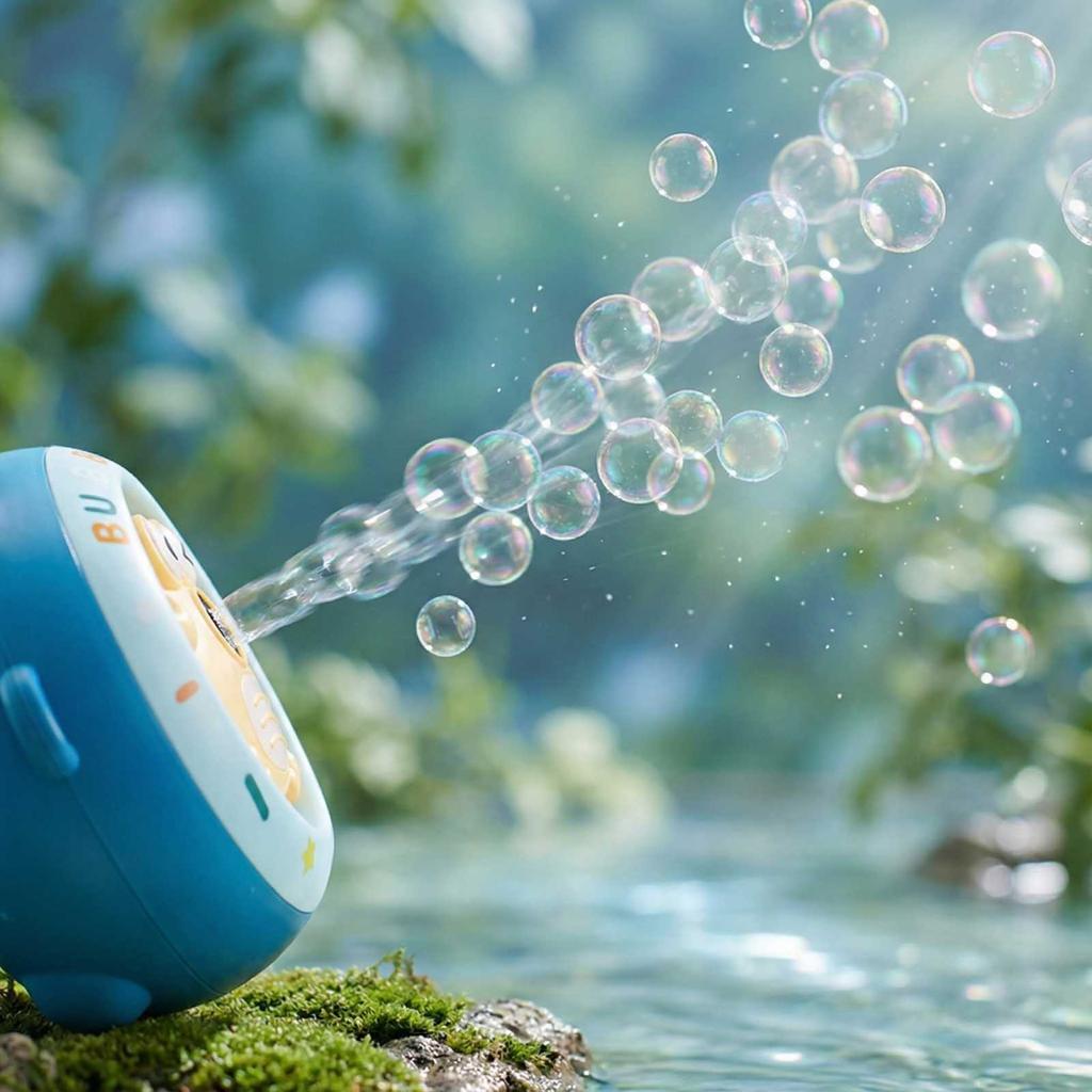 Bubble Machine Handheld Electric Bubble Blowing Toy For Boys And Girls, Children's Bubble 60ml