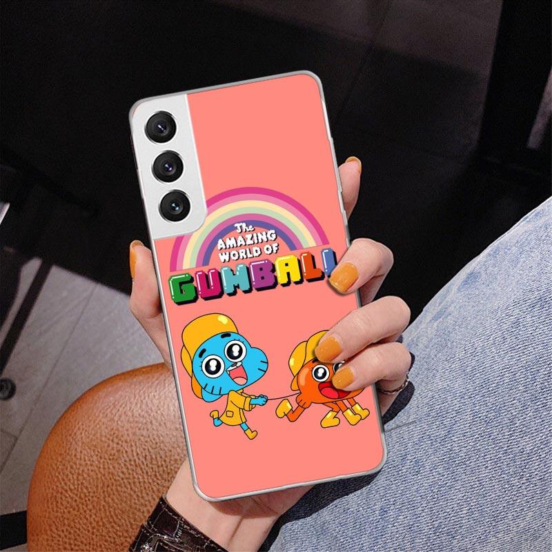 The Amazing World Gumball Phone Case For Samsung Galaxy S24 S25 Edge S26 Ultra S23 S22 S21 Plus S20 FE + Personalized Print Cove