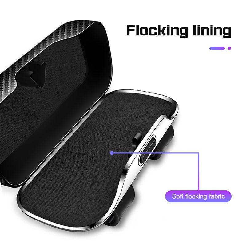 Car Visor Glasses Box Portable For BMW E38 E46 F15 E90 E92 E87 G20 G30 1 3 5 7 Series X1 X3 X5 Sunglasses Holder Eyeglasses Case