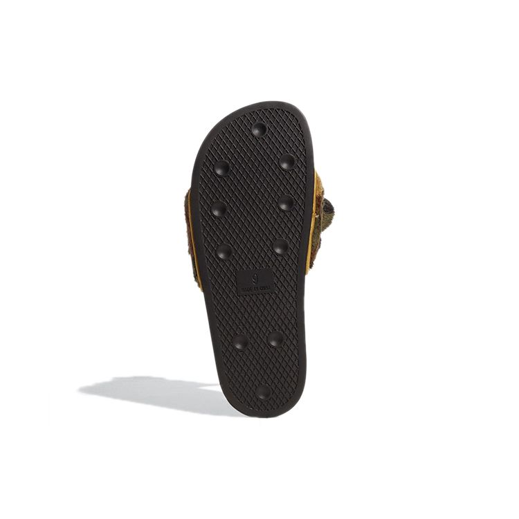 Jeremy Scott x adidas Adilette Slide Camo Teddy Унисекс Кроссовки Черный Основной черный H02882