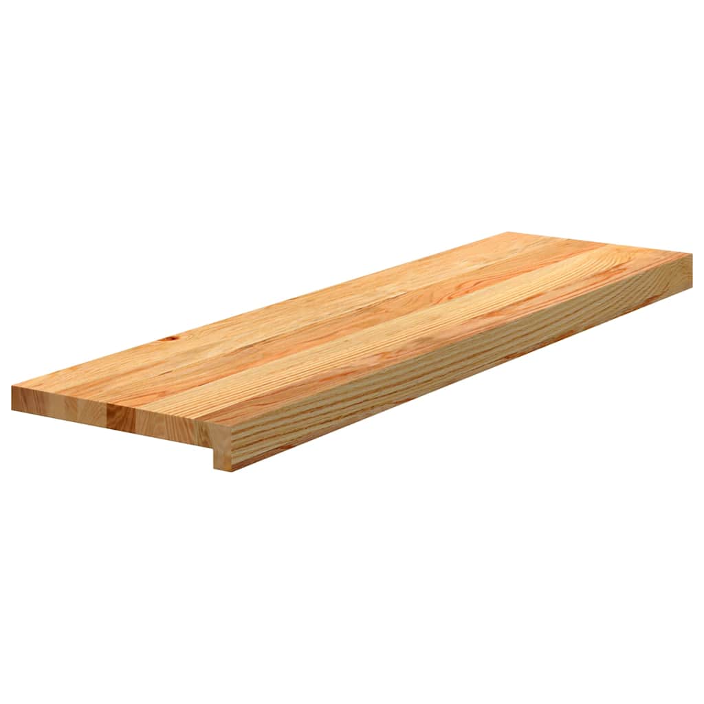 Vidaxl Stopnie Schodowe, 4 Szt. Brązowe 90X30X2Cm Lite Drewno Dębowe