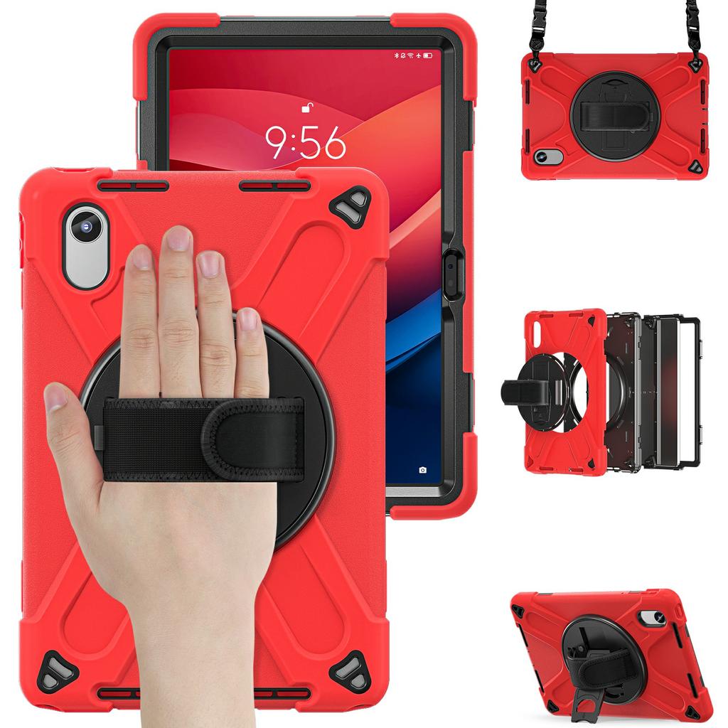 Чехол-подставка для Lenovo Pad 11 2025 TB-335FC/2024/Tab K11 Gen 2 TB336/Idea Tab/K11 TB-330XU/P11 Gen 2/M11 TB-330FU 331FC/Zhaoyang K10 с ремешком