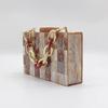 Crossbody Chain Bag Square Acrylic Evening Clutch Small Shoulder Multi-color Patchwork Unusual Party Woman Luxury Designer Bags