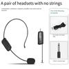 2.4G Wireless Professional Neckband Headset Microphone One For Two UHF Wireless Headset Business Laptop Conference Microphone