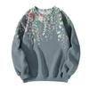 Women  Tops Women's Long Sleeve Sweatshirt Casual Crewneck Loose Fit Pollover Fleece Tops