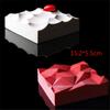 Silicone 3D Lava Rock Geometric Shapes Mousse Cake Mold Baking Decorating Tool Chiffon Pastry Art Mold