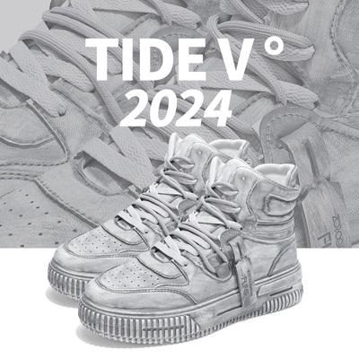 2024 Осень/Зима Основные Новые Товары Высокая Ганг Пара Стиль Гонконг Винтаж Модные Туфли, Студенческие Бордовые Туфли