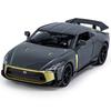 1/32 Scale Nissan GTR50 Ares Supercar Diecast Car Model Toy, Pull Back Toy Vehicle with Sound and Light for Kids Toddler Boys Girls Gift Collection